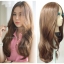 C1119 วิกผมลอนคลายเบาๆ เเสกกลางเห็นหนังศรีษะ