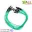 สายไฟจัมเปอร์ 20cm ผู้-ผู้ สีเขียว จำนวน 10 เส้น