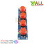 โมดูลสวิตช์กดติด/ปล่อยดับ 4 ปุ่ม สีแดง สำหรับ Arduino