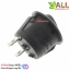 สวิตช์เปิดปิด KCD1-105N Rocker Switch Round Black 250V 6A สีดำ