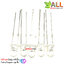 LED หลองไฟ led 3mm สีเหลือง แบบใส ไฟเลี้ยง 2.0-2.2v จำนวน 5 ชิ้น