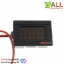 โวลต์มิเตอร์ 4.5-120VDC ขนาด 0.36 นิ้ว สีแดง สายวัด 2 เส้น