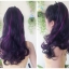 K310 หางม้า เเบบผูก ไฮไลท์ชมพูเข้ม ทรงผมสวยดูเป็นธรรมชาติคะ