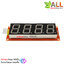 โมดูลแสดงค่าตัวเลข 4 หลัก Four digital tube module LED display 74HC595 ขนาด 0.80 นิ้ว