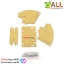 0.96 inch OLED liquid crystal housing bracket เคสตั้งจอ OLED ขนาด 0.96 นิ้ว