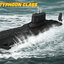 1/700 Russian Navy Typhoon class Submarine