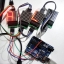 LED Matrix Driver MAX7219 IC Driver Module + LED 3mm Dot Matrix 8x8 ขนาด 30mm x 30mm พร้อมสายไฟ จอสีแดง