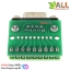 DB9 male transfer screw terminal 9 pin 9 hole RS232 RS485 conversion board
