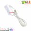 สายไฟแบบ Power USB 5V 2A หัวต่อ Micro USB พร้อมสวิตช์ ยาว 1 เมตร สีขาว