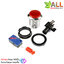 สวิตช์ปุ่มกดเครื่องเล่นเกม พร้อมไฟ LED สีแดง Game Button machine with light