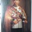 แผ่นภาพขนาดใหญ่ พระบาทสมเด็จพระจุลจอมเกล้าเจ้าอยู่หัว รัชกาลที่5 ขนาดเต็มแผ่น 26.0 x 37.5 ซม.