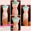 ชุดราตรียาวสีโอรสแบบโชว์หลัง ใส่ออกงาน ไปงานแต่งงาน