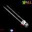 LED ขนาด 3mm สีน้ำเงิน led 3mm จำนวน 5 ดวง
