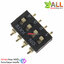 2.54mm dip switch dial switch KM-02 dip 4pin สวิตช์เลื่อนแบบ smd 4 ช่อง