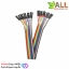 สายไฟ จัมเปอร์ เมีย-เมีย Jumper Wire สายแพ ยาว 20cm จำนวน 10 เส้น