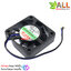 พัดลม 12V ขนาดพัดลม 4x4cm สายไฟ 2 เส้น
