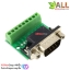 DB9 male transfer screw terminal 9 pin 9 hole RS232 RS485 conversion board