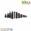 M3 Nylon Hex Spacers Screw Nut with Plastic Box Black 120pcs