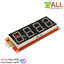 โมดูลแสดงค่าตัวเลข 4 หลัก Four digital tube module LED display 74HC595 ขนาด 0.80 นิ้ว