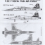 DECAL 1/48 F-5E TIGER II 30th Anniversary ROYAL THAI AIR FORCE