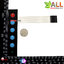 Membrane Switch Keypad Matrix 5 Key พร้อม LED