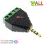 แจ๊กแยกสัญญาณเสียง 4 ช่อง Terminal Jack 3.5mm ตัวผู้