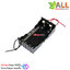 18650 battery box holder 3.7V with cable รางถ่าน 18650 ต่อแบบขนาน ขนาด 2 ก้อน พร้อมสายไฟ