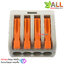 ขั้วต่อสายไฟ รวมสายไฟ 4 เส้น terminal block 4p สีส้ม 32A 250V