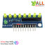 บอร์ดทดลอง LED 8 ดวง สำหรับ Arduino สีเหลือง