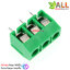 Terminal Block 3 ขา KF301 3P position 5.0MM screw PCB terminal block สีเขียว