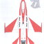 DECAL 1/72 RSAF AEROBATIC TEAM F-16C BLACK KNIGHTS 2008