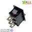 สวิตช์ไฟเปิด/ปิด 3 ขา สีดำ 6A/250V ขนาด KCD1-102