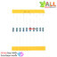 ตัวต้านทานค่า 51 โอห์ม 51 r 1/4W 1% Resistor 51r จำนวน 10 ชิ้น
