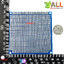 PCB แผ่นปริ๊นอเนกประสงค์ pcb 8x8 สีฟ้า