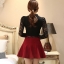 MX438**หมดค่ะ**เสื้อสีดำผ้าลูกไม้ ดีเทลตกแต่งที่คอด้วยผ้าลูกไม้สีดำ ผสมลูกปัดและมุขสีดำหรูหราไฮโซ แขนยาว สวยมากค่ะ ใส่ออกงาน ใส่ทำงานก็สวยค่ะ