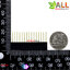Pin header 2.54mm แบบขาวยาว 11mm ขนาด 1x15 ขา 1x15p