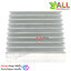 แผ่นระบายความร้อน ขนาด 3.5x3.5cm สีเงิน
