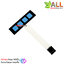 Membrane Keypad Matrix Switch 1x4 แบบเขียนปุ่มเอง