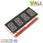 จอ LED 0.54 นิ้ว 4 หลัก 14-Segment ชิฟ HT16K33 สีเขียว