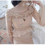 **พร้อมส่ง ด่วนจำนวนจำกัดค่ะ**เดรสใส่ไปงานแต่งสีตาลแขนยาว ดีเทลชุดซีทรูผ้าลูกไม้ลายดอกไม้หรูหรา ดีเทลผ้าตาข่ายโปร่งสีดำช่วงอกและแขน ซับในสีน้ำตาล สวยไฮโซคุณภาพดีเหมือนแบบค่ะ