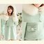 ***พร้อมส่ง size s ค่ะ***เสื้อโค้ทกันหนาวสีเขียวอ่อน แขนและฮู้ดรอบล้อมด้วนขนเฟอร์สีขาว ติดกระดุมซ่อน แบ่งเป็นตัวเสื้อและกระโปรงใส่แยกชิ้นได้ค่ะ สวยหวานเหมือนแบบค่ะ