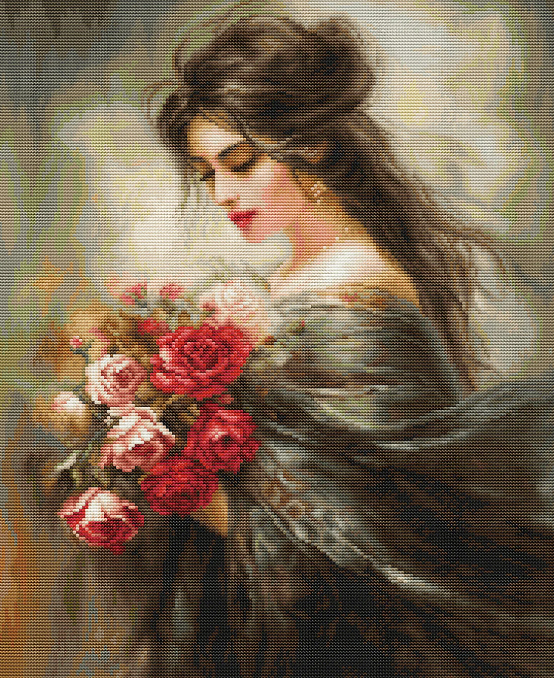 Luca-S ชุดปักครอสติช Serene Beauty