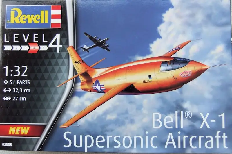 1/32 Bell X-1 Supersonic Aircraft